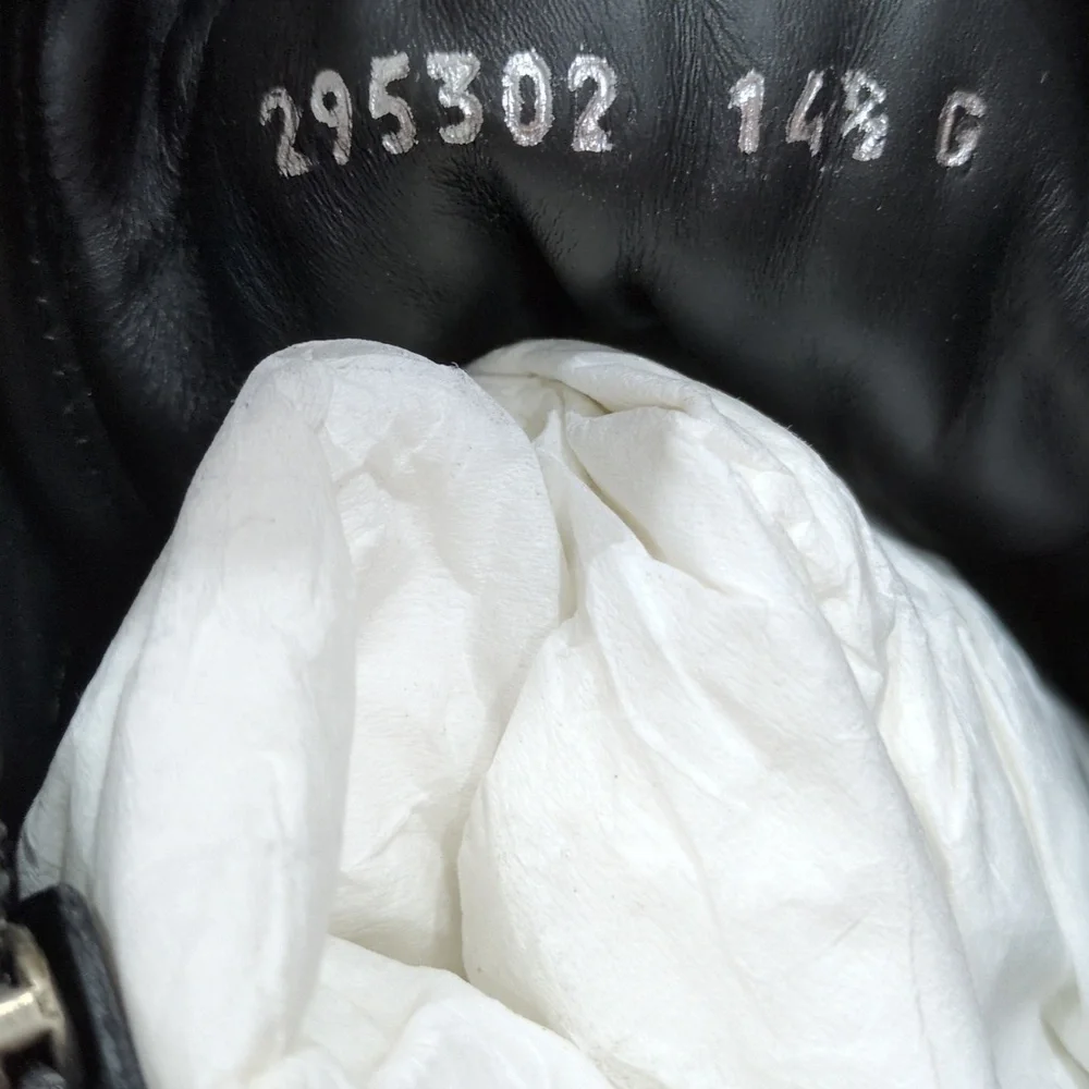 Gucci Black Leather Horsebit Accent High Top Sneakers NWOB - Picture 5 of 9